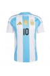 Argentinië Lionel Messi #10 Voetbaltruitje Thuis tenue Copa America 2024 Korte Mouw